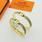 HEM51 New arrive gold silver fashion Cuff bangle for woman men beautiful gift to choose gift