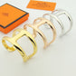 HEM50 New arrive gold silver fashion Cuff bangle for woman men beautiful gift to choose gift