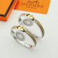 HEM51 New arrive gold silver fashion Cuff bangle for woman men beautiful gift to choose gift