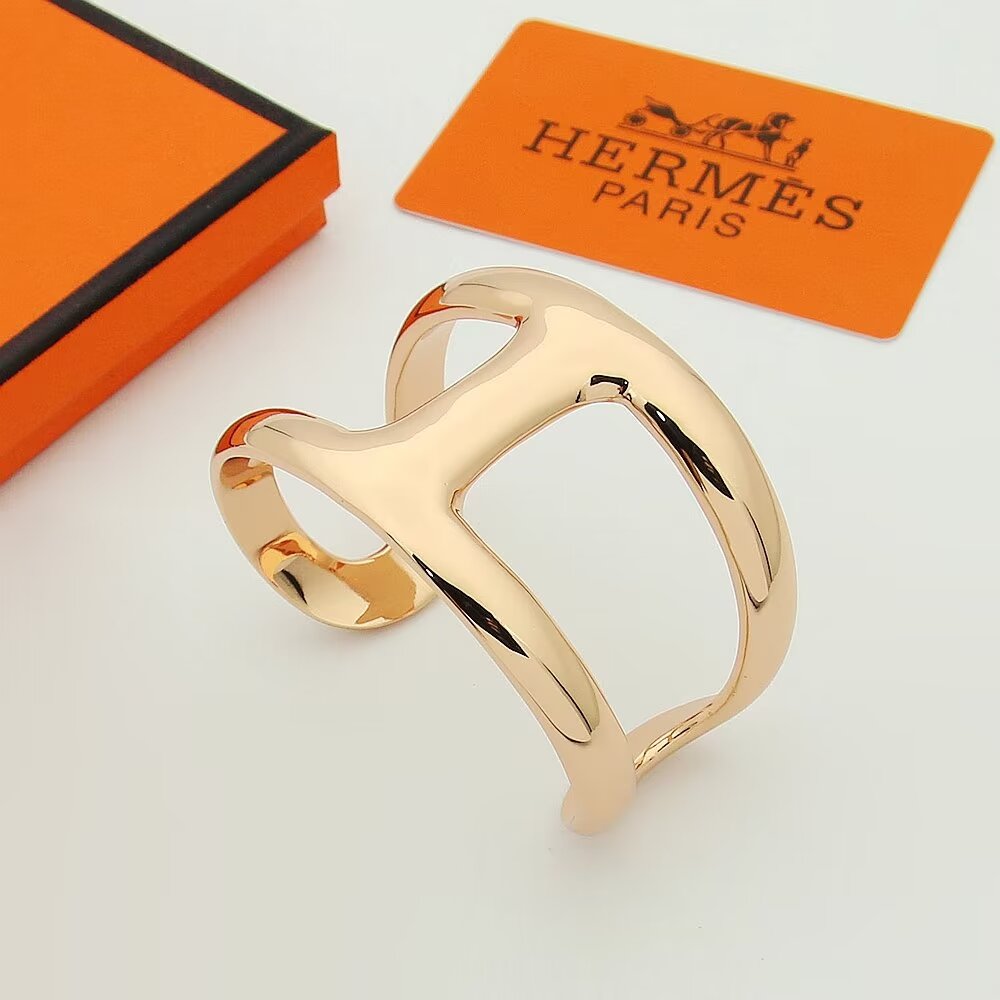 HEM50 New arrive gold silver fashion Cuff bangle for woman men beautiful gift to choose gift