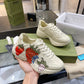 GEM70  fashion whtie Strawberries color  shose for woman white color  beautiful gift to choose