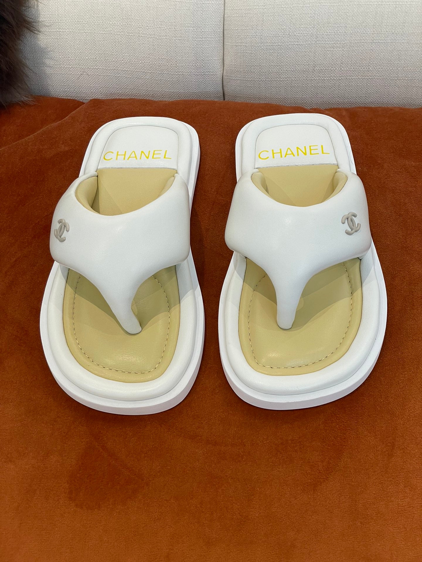 CS29 Hot sale fashion brand CC slippers shoes for woman with packaging