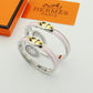 HEM51 New arrive gold silver fashion Cuff bangle for woman men beautiful gift to choose gift