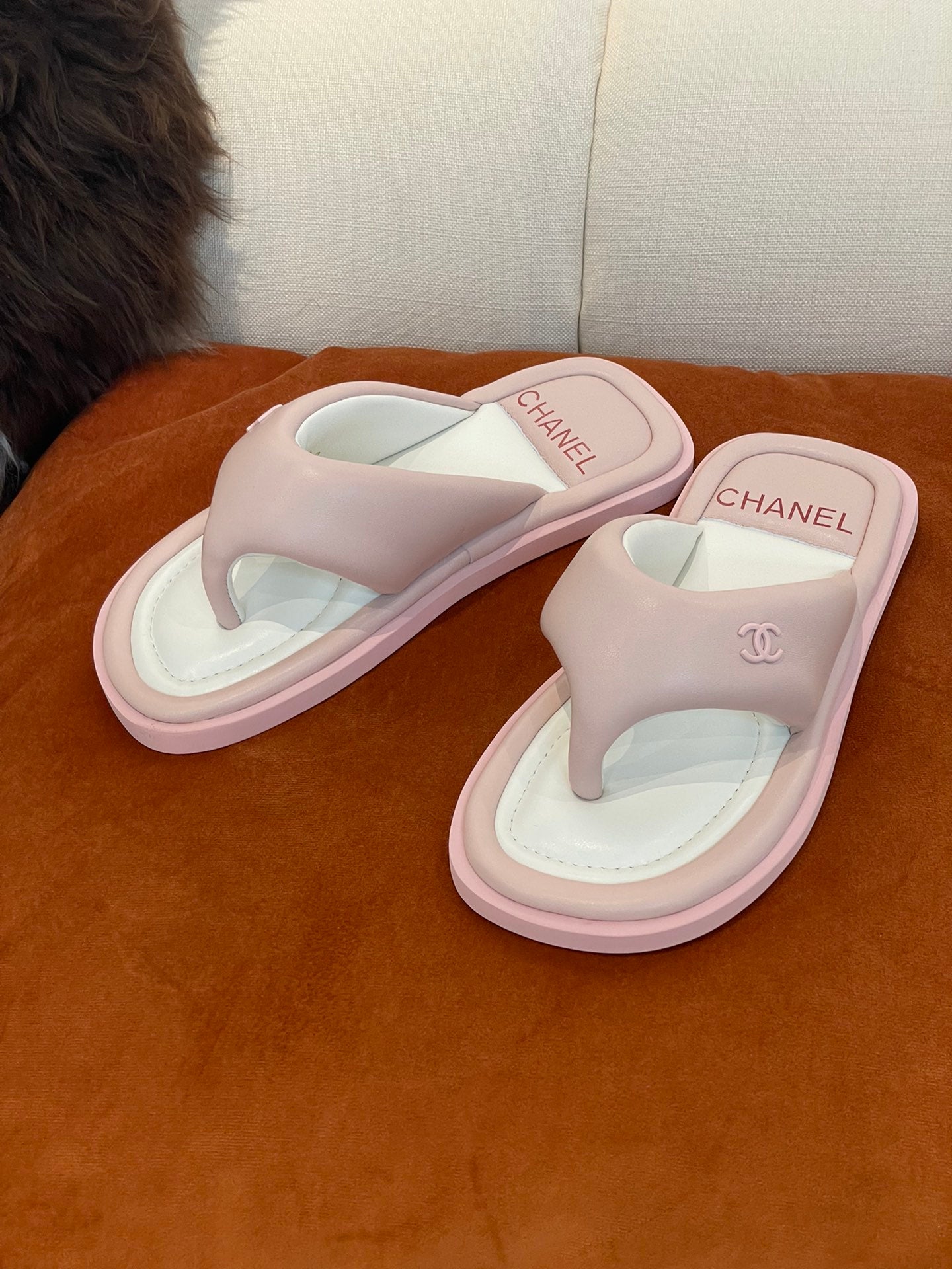 CS29 Hot sale fashion brand CC slippers shoes for woman with packaging