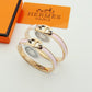 HEM51 New arrive gold silver fashion Cuff bangle for woman men beautiful gift to choose gift