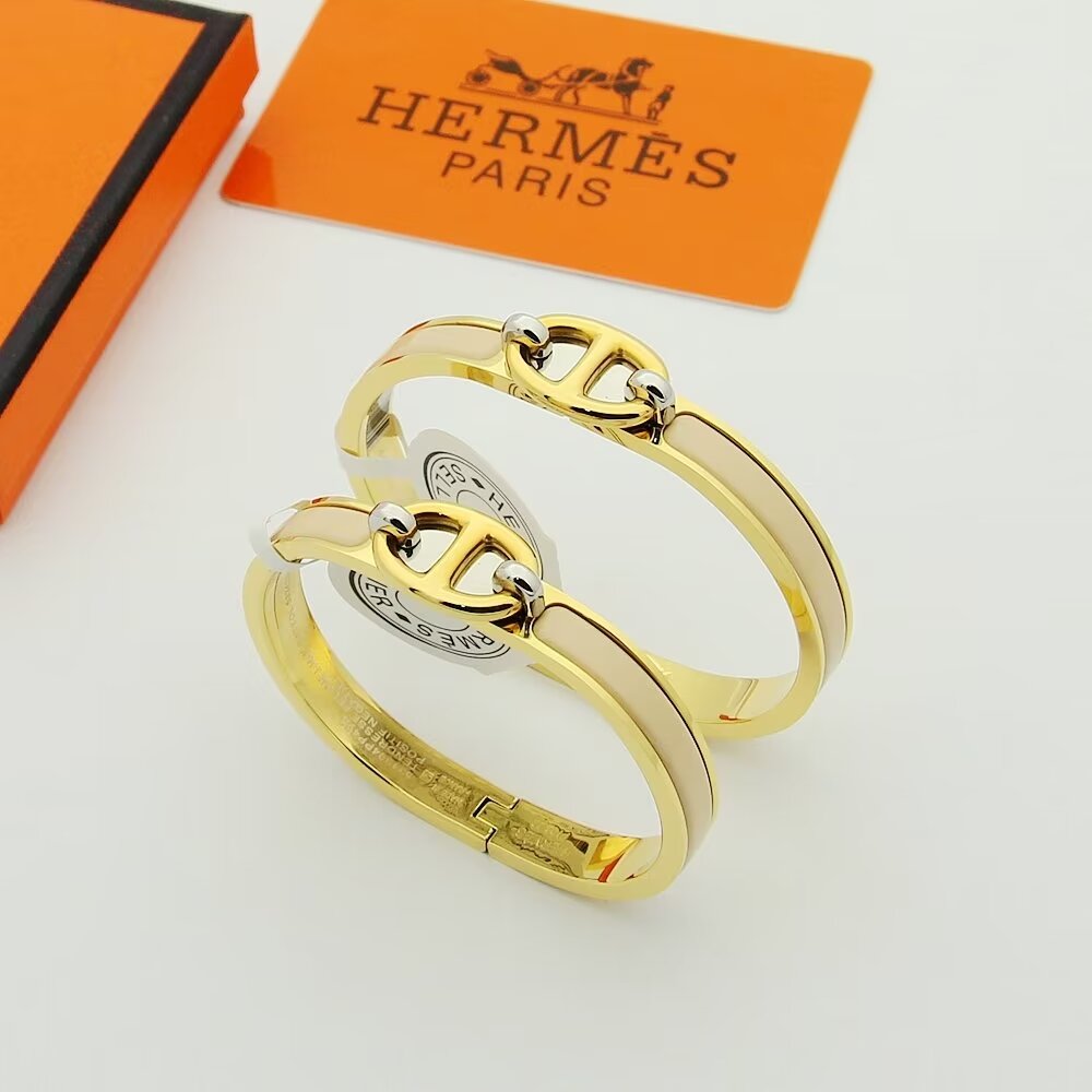 HEM51 New arrive gold silver fashion Cuff bangle for woman men beautiful gift to choose gift