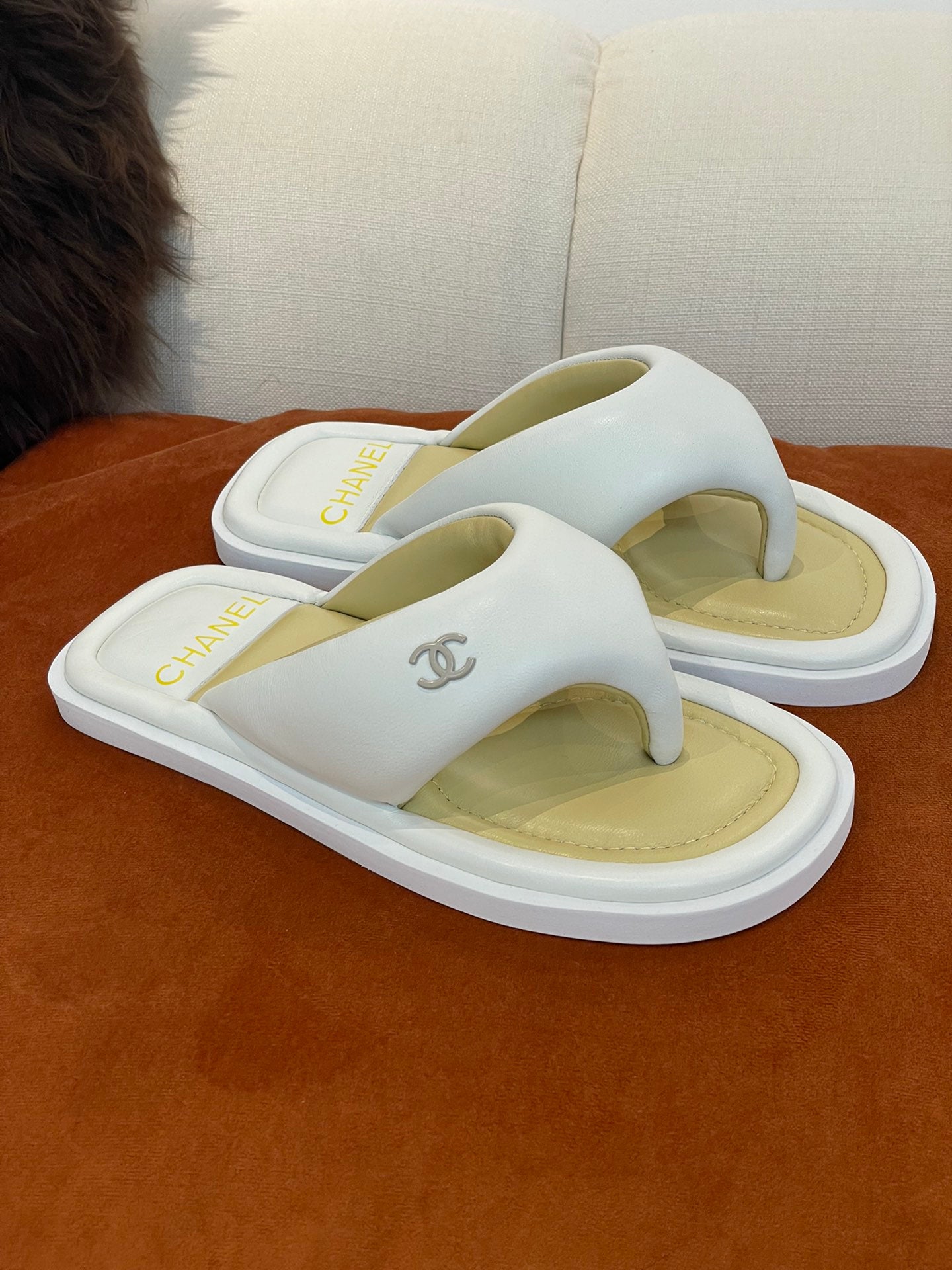 CS29 Hot sale fashion brand CC slippers shoes for woman with packaging