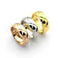 CEM79  Hot sale new arrive fashion gold color ring 1cm and 0.7cm for woman jewelry gift to choose