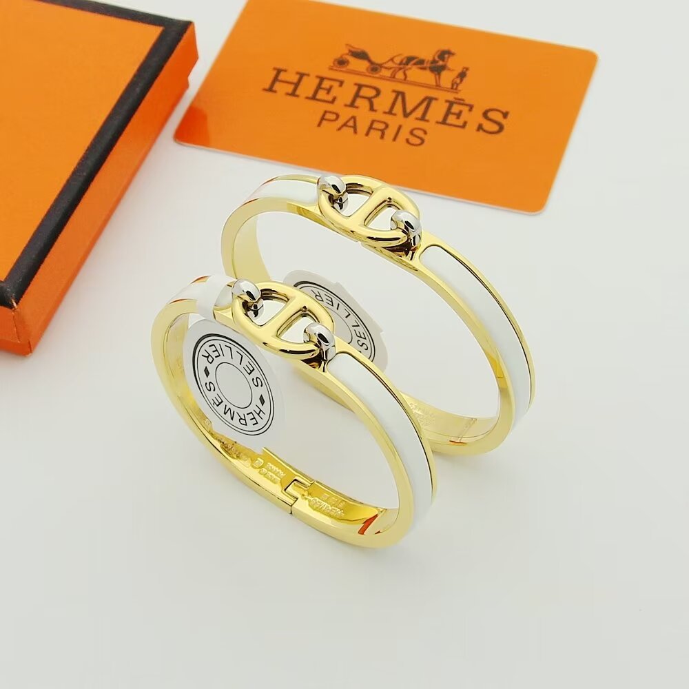 HEM51 New arrive gold silver fashion Cuff bangle for woman men beautiful gift to choose gift