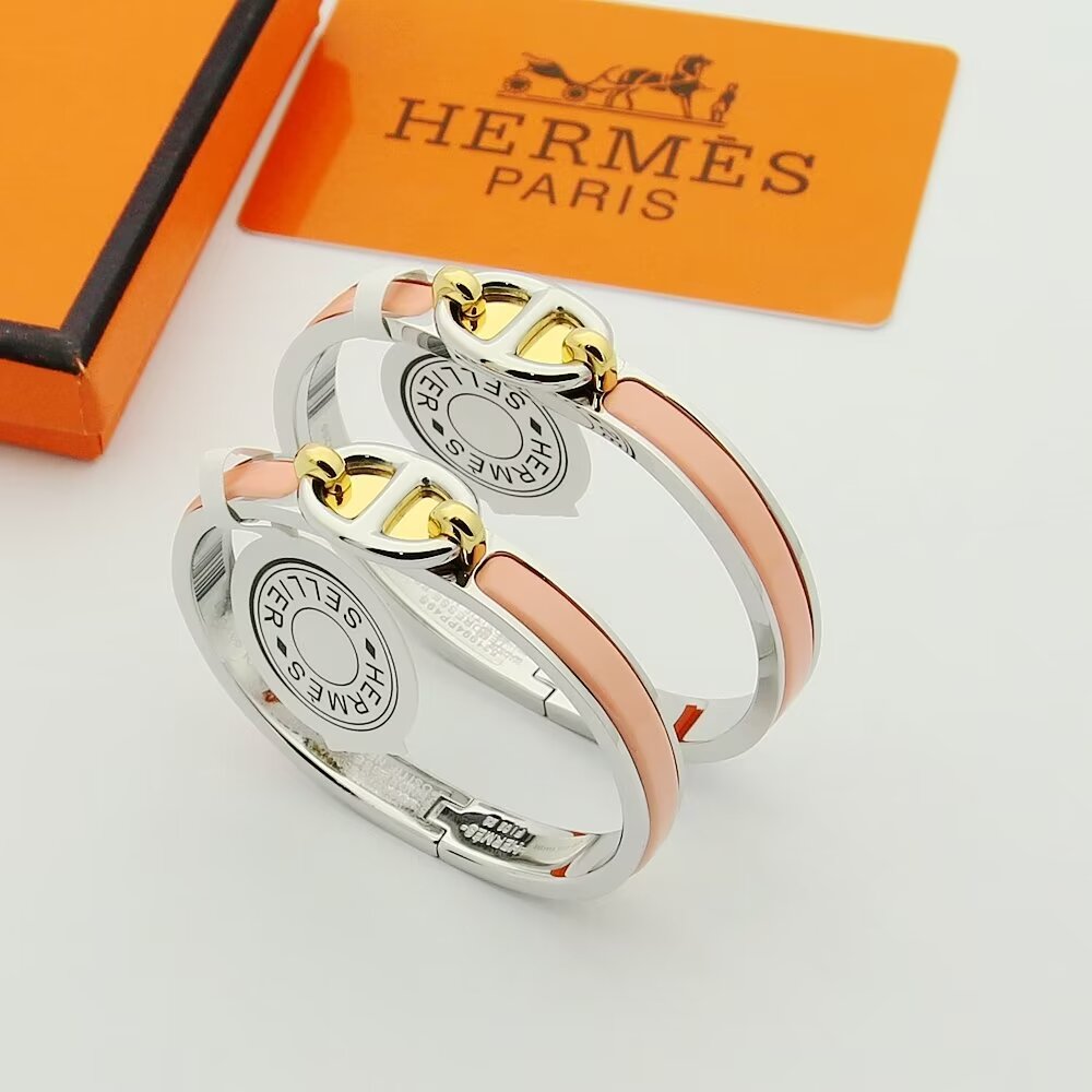 HEM51 New arrive gold silver fashion Cuff bangle for woman men beautiful gift to choose gift