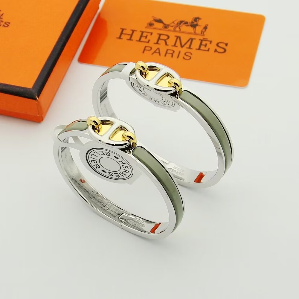 HEM51 New arrive gold silver fashion Cuff bangle for woman men beautiful gift to choose gift