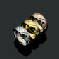 CEM79  Hot sale new arrive fashion gold color ring 1cm and 0.7cm for woman jewelry gift to choose