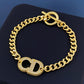 DEM148 Hot sale fashion GOLD color  necklace and bracelets for woman size jewelry for woman gift