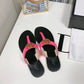 GG136 Hot sale fashion brand G slippers shoes for woman with packaging