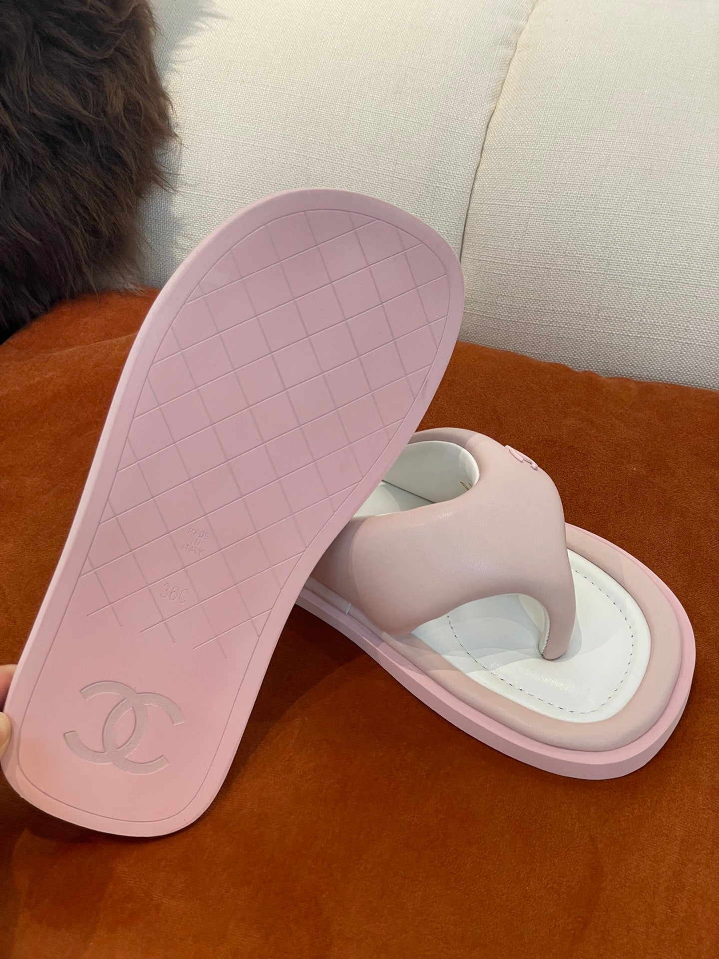 CS29 Hot sale fashion brand CC slippers shoes for woman with packaging