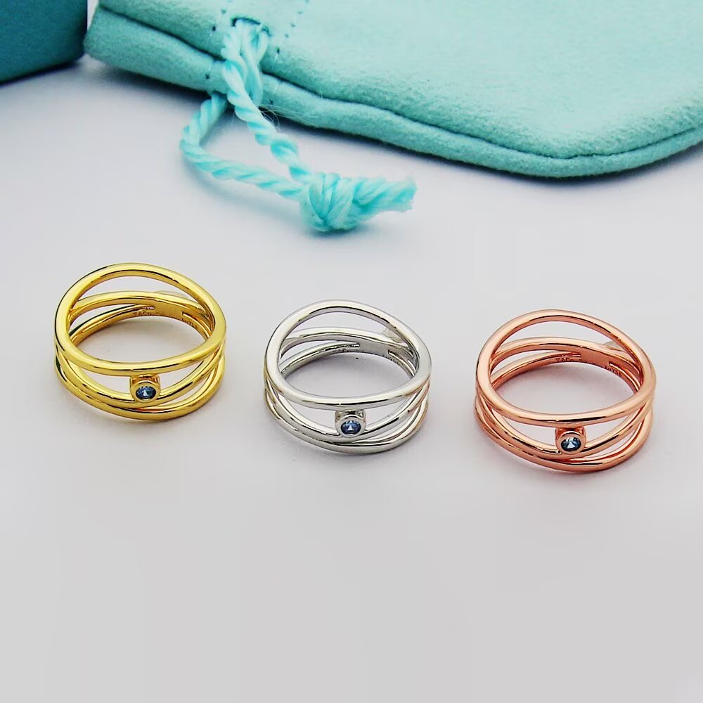 TEM08  RING for women  RINGS men charm rings Couple Jewelry