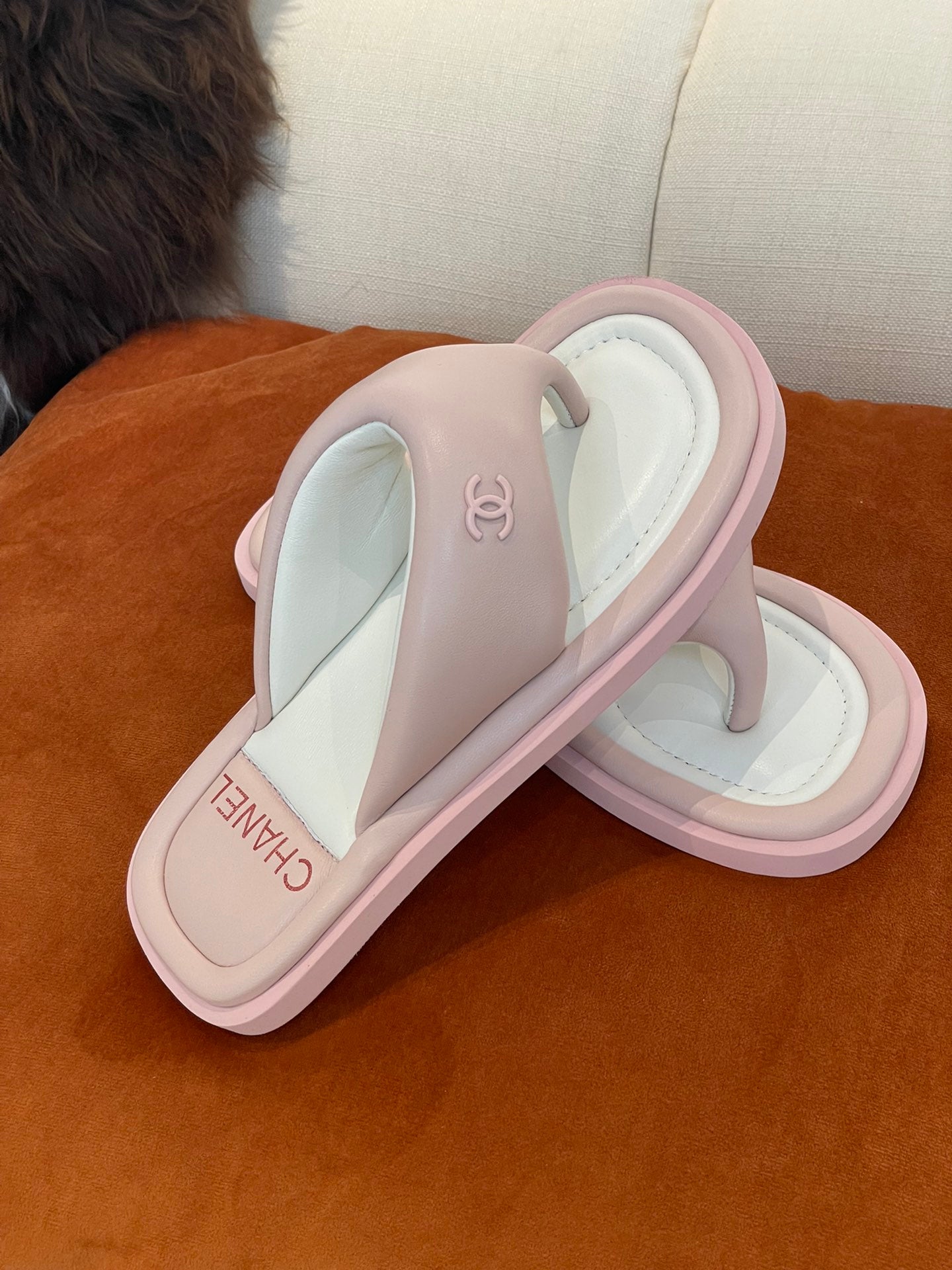 CS29 Hot sale fashion brand CC slippers shoes for woman with packaging