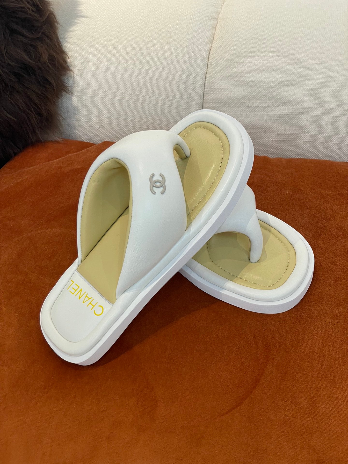 CS29 Hot sale fashion brand CC slippers shoes for woman with packaging