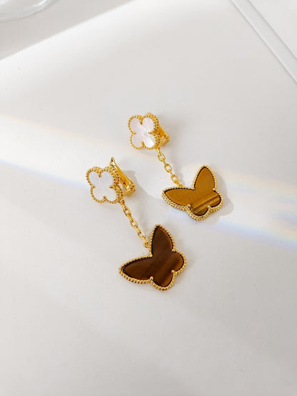 FY82  New arrive Fashion Design brown Stud Earring Charm For Women Gold  Earrings Jewelry