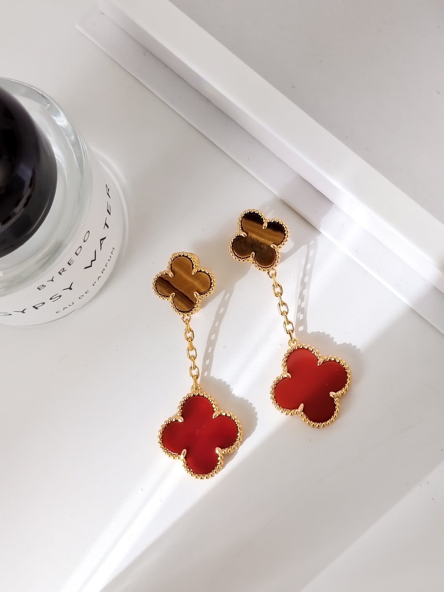 FY81  New arrive Fashion Design red color Stud Earring Charm For Women Gold  Earrings Jewelry