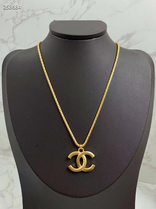 CET02 New arrive Fashion Design gold color necklace  For Women Jewelry