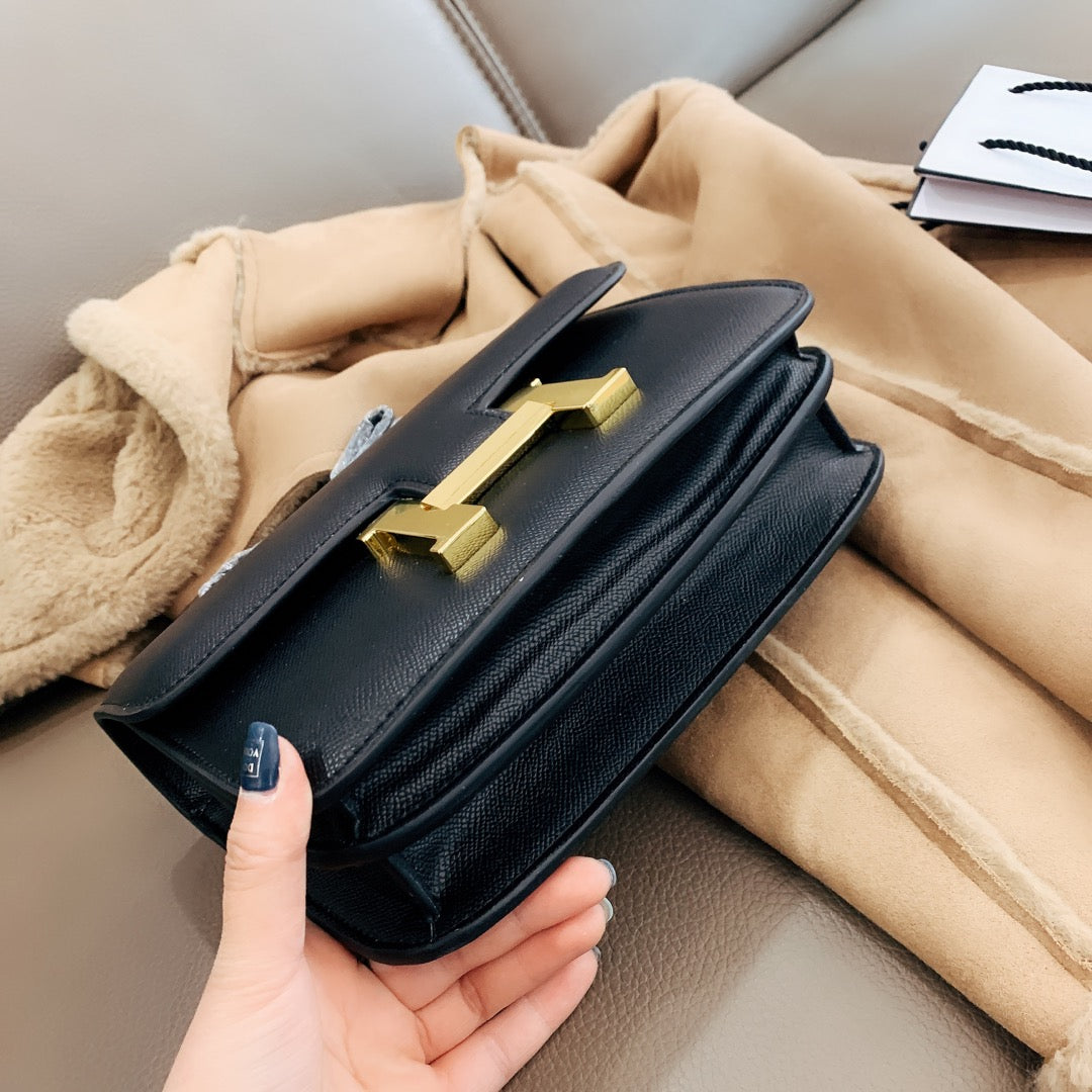 HEM03 New arrive fashion black color bag for woman beautiful gift to choose gift 24*17cm