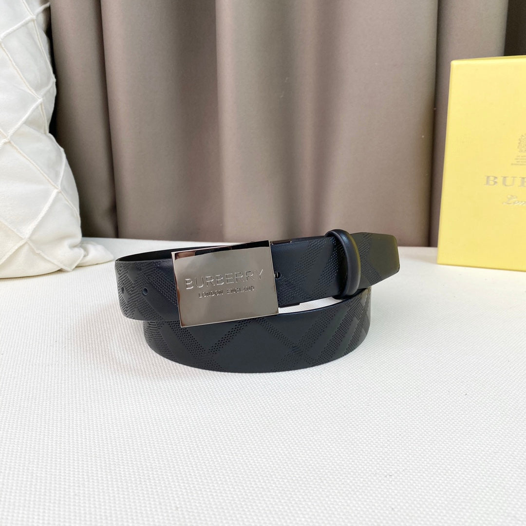 BUEM24 wide 3.5cm new arrive fashion gold and silver color belt waistband for men gift to choose