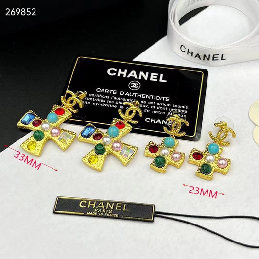 CEM36 new arrive Hot sale fashion gold color earring for woman size jewelry  for woman gift