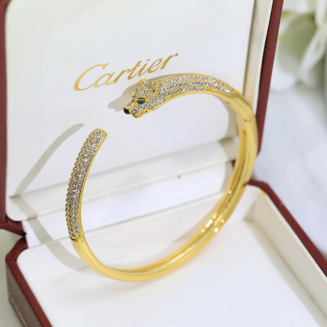 CREM15  New arrive fashion gold and silver 3 color full cz bangle for woman beautiful jewelry to choose gift