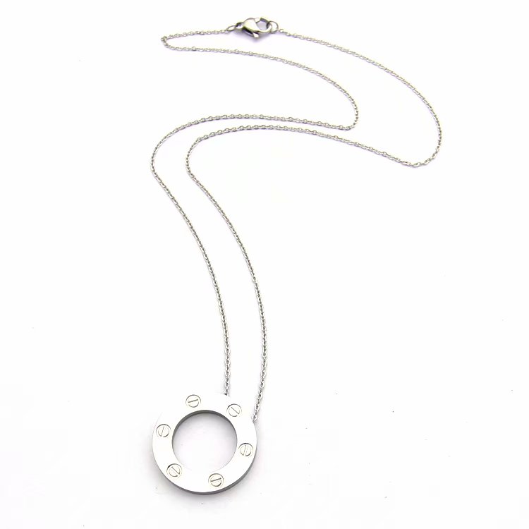 CNN06 Titanium steel Hot sale fashion Necklace  for woman size jewelry for woman gift for old customer link