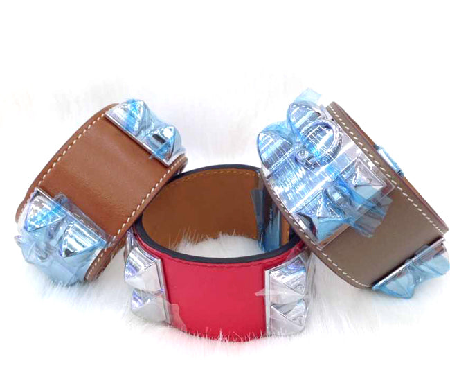 HB18 38MM wide Hot sale new arrive Genuine Leather fashion bracelet&bangle for woman jewelry gift about  22CM long