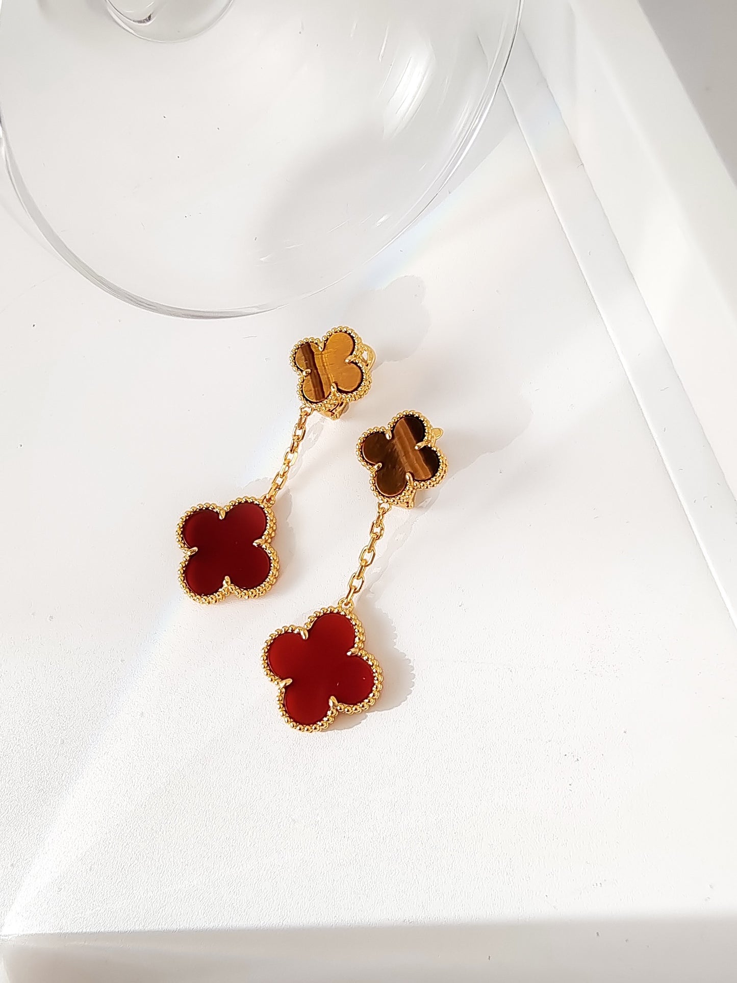 FY81  New arrive Fashion Design red color Stud Earring Charm For Women Gold  Earrings Jewelry