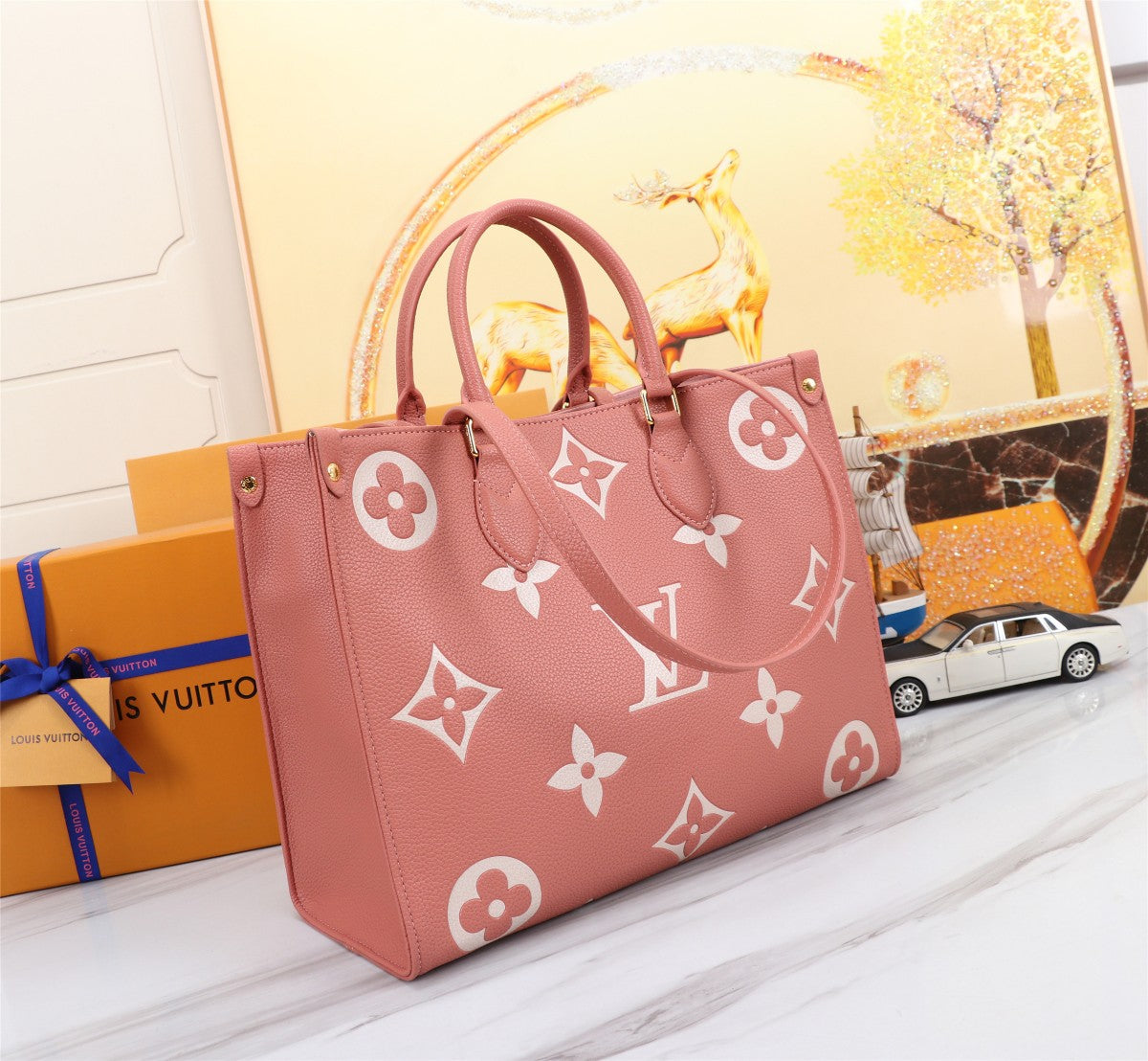 LEM99 New arrive fashion pink color  bag for woman beautiful gift to choose gift size to choose 34cm