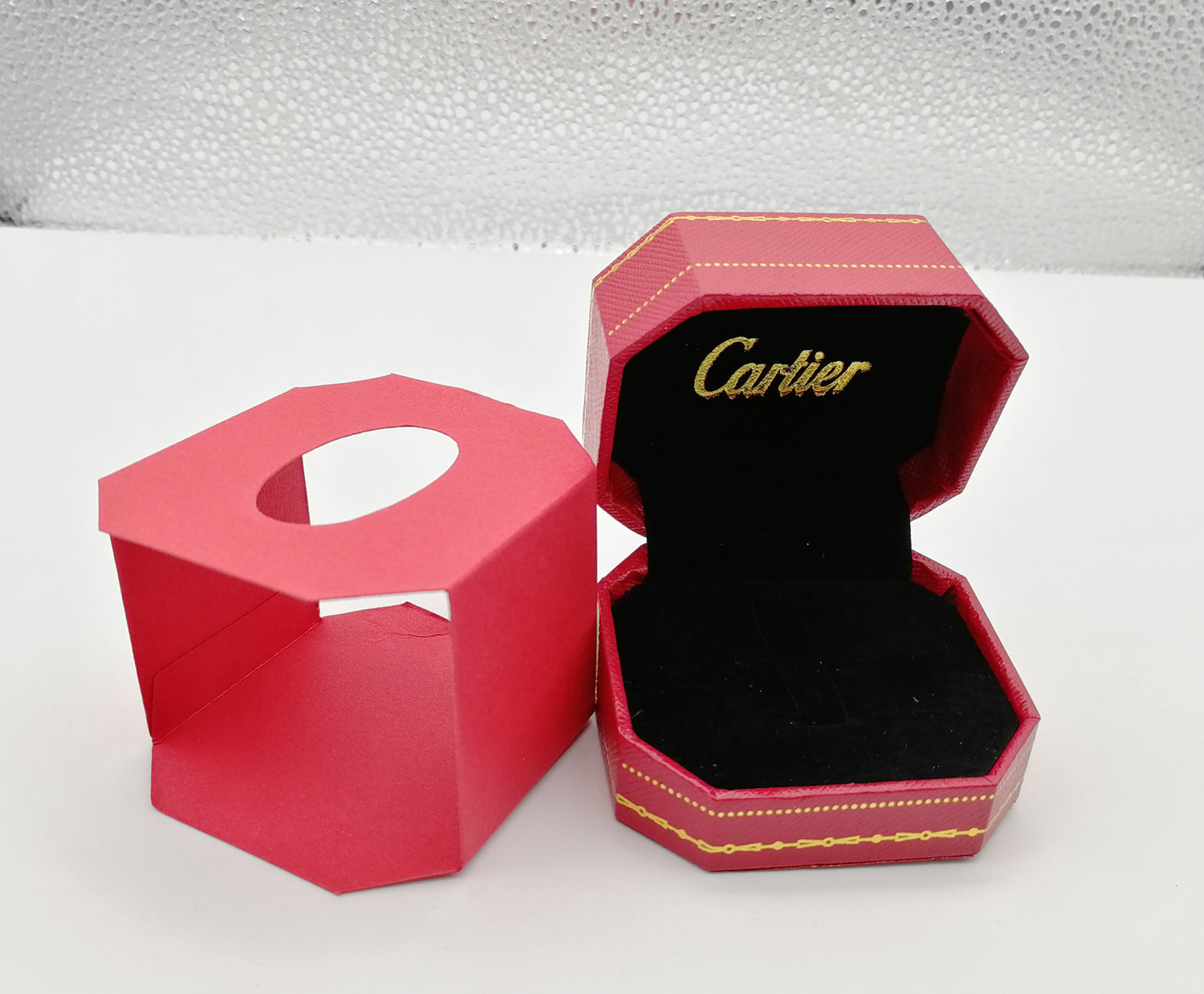 Fashion Red color bracelet/necklace/ring original orange box box bags jewelry gift box to choose