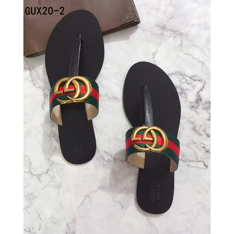 GUX20 Hot sale fashion  brand  sandals  for woman with packaging