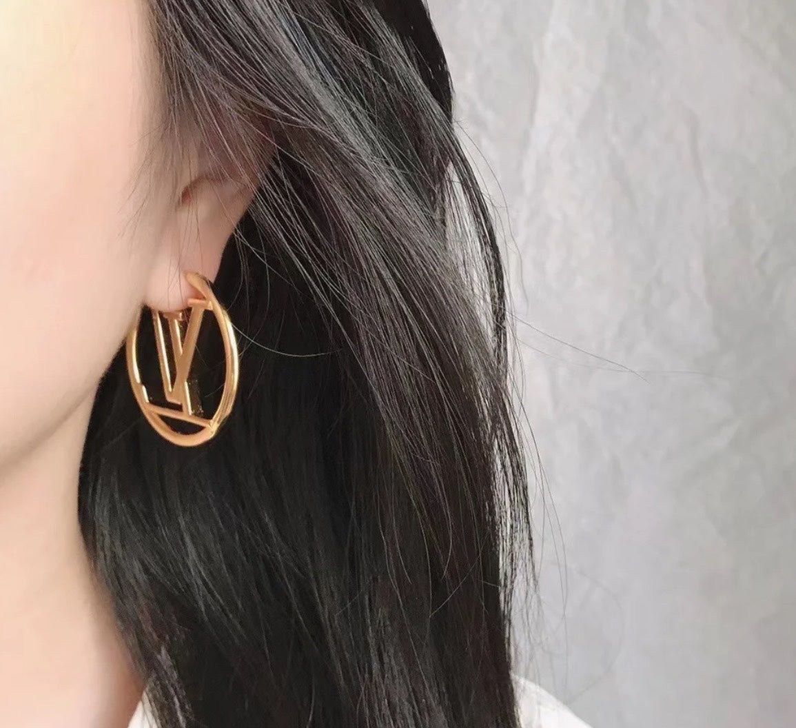 LEM56 New arrive fashion gold color big earring  for woman jewelry beautiful jewelry to choose gift no with box