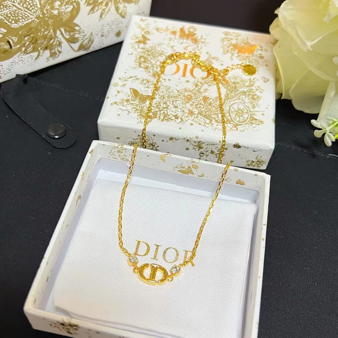 DEM59 New arrive fashion gold color necklace for woman beautiful jewelry to choose gift