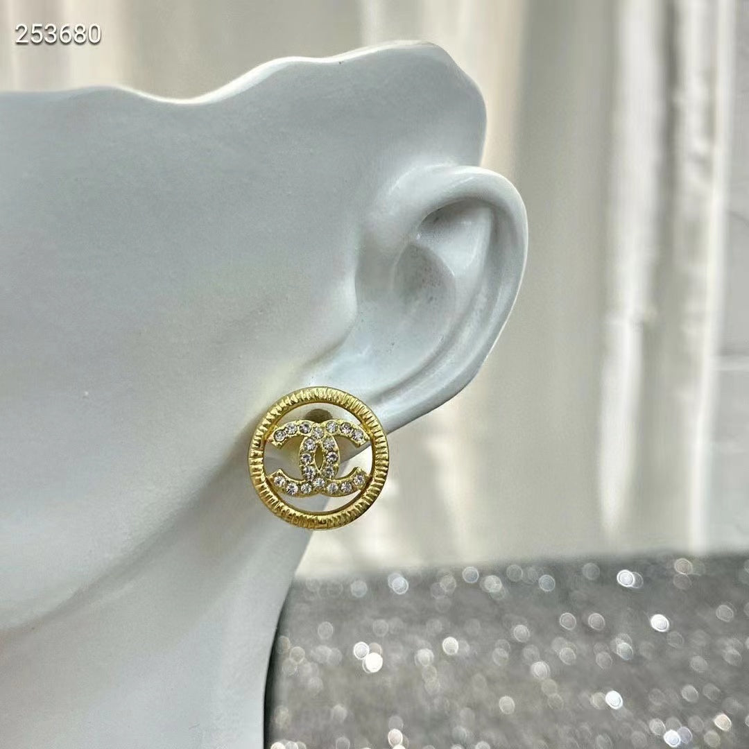 CET01 New arrive Fashion Design gold color earring  For Women Jewelry