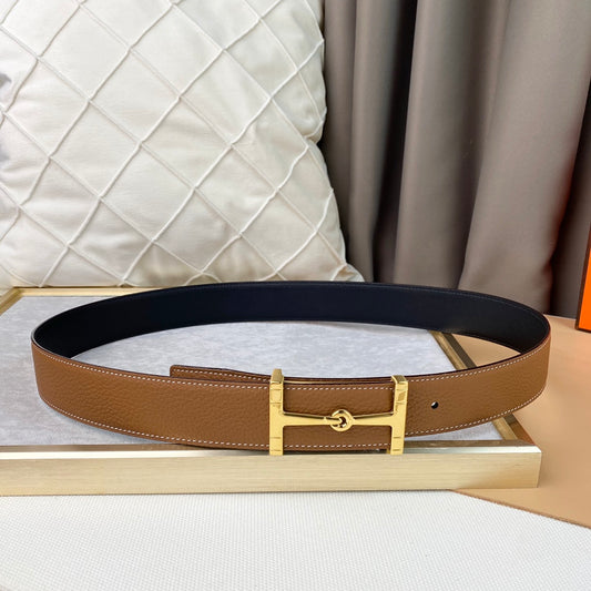 HEM41 wide 3.8cm new arrive fashion gold and silver color belt waistband for Men gift to choose