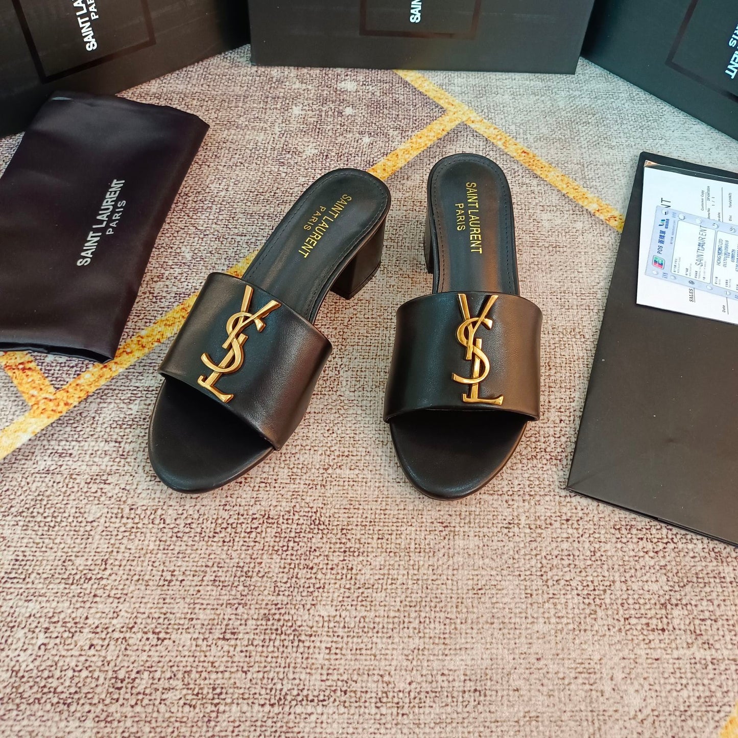 SYEM23  New arrive fashion full black color sandal shose for woman beautiful gift to choose size34-42