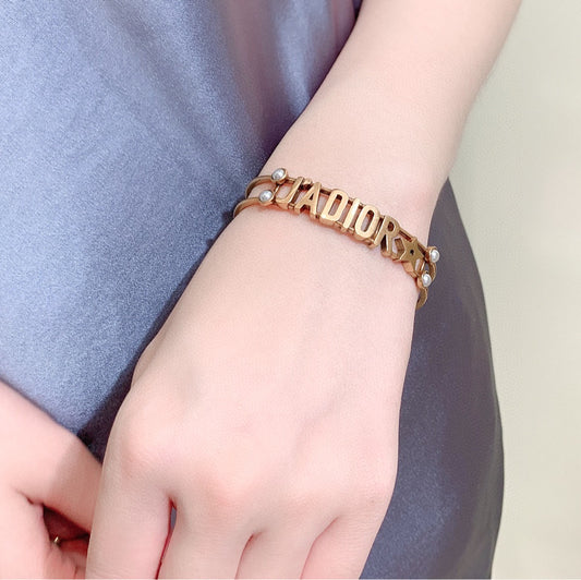 DEM46 New arrive fashion gold color open bracelet for woman beautiful jewelry to choose gift