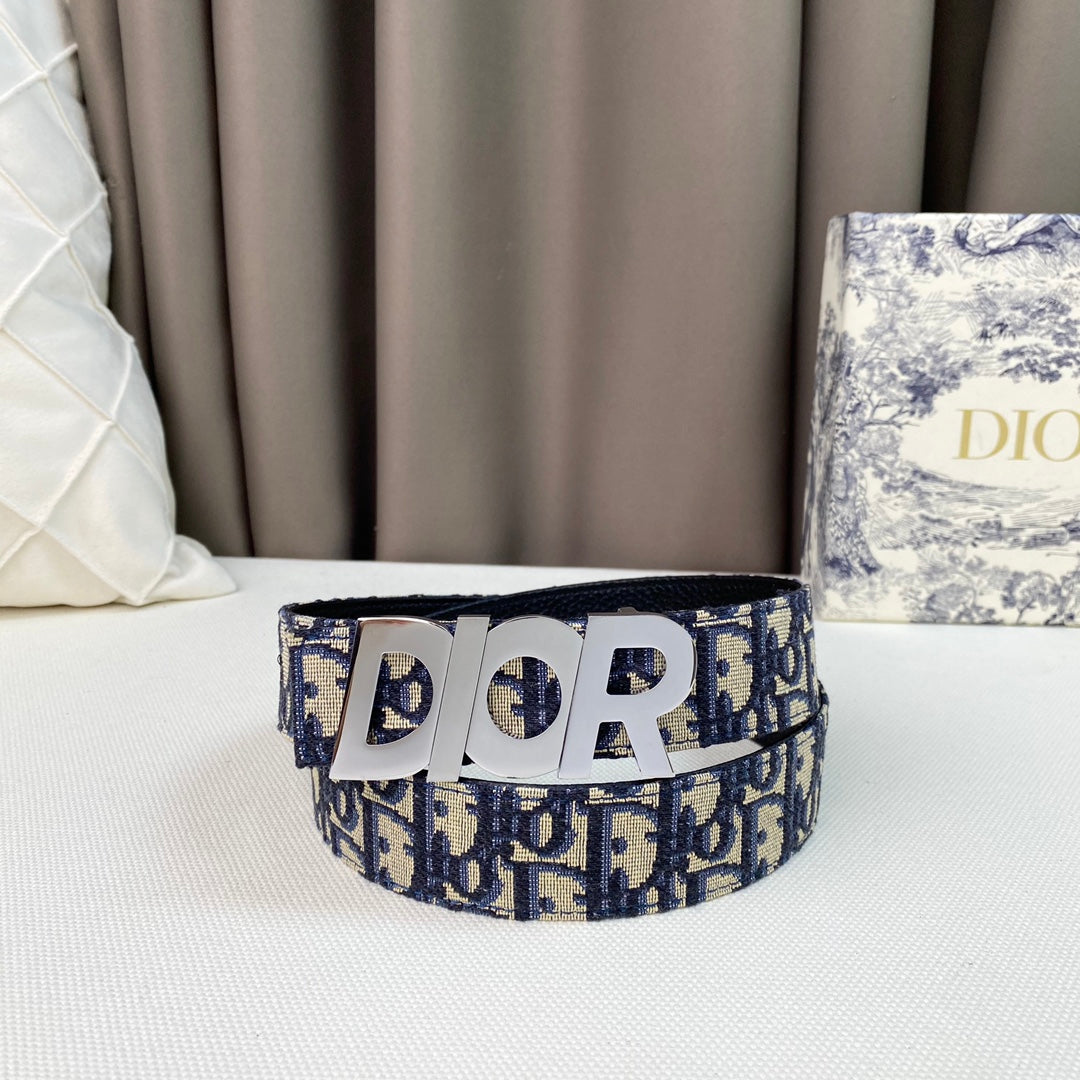 DEM119 wide 3.5cm new arrive fashion gold and silver color belt waistband for Men gift to choose