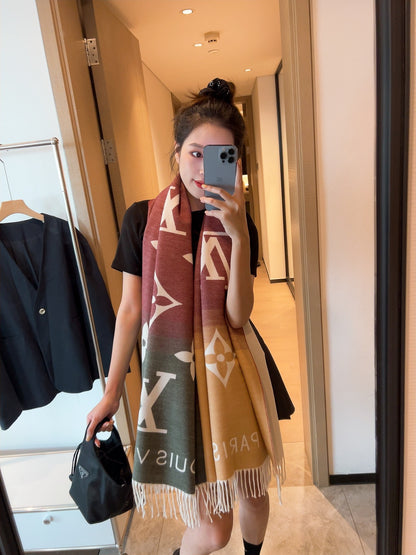 LEM71 new arrive  Hot sale brown color fashion beautiful  scarf  for woman gift  to choose 180✖️70cm