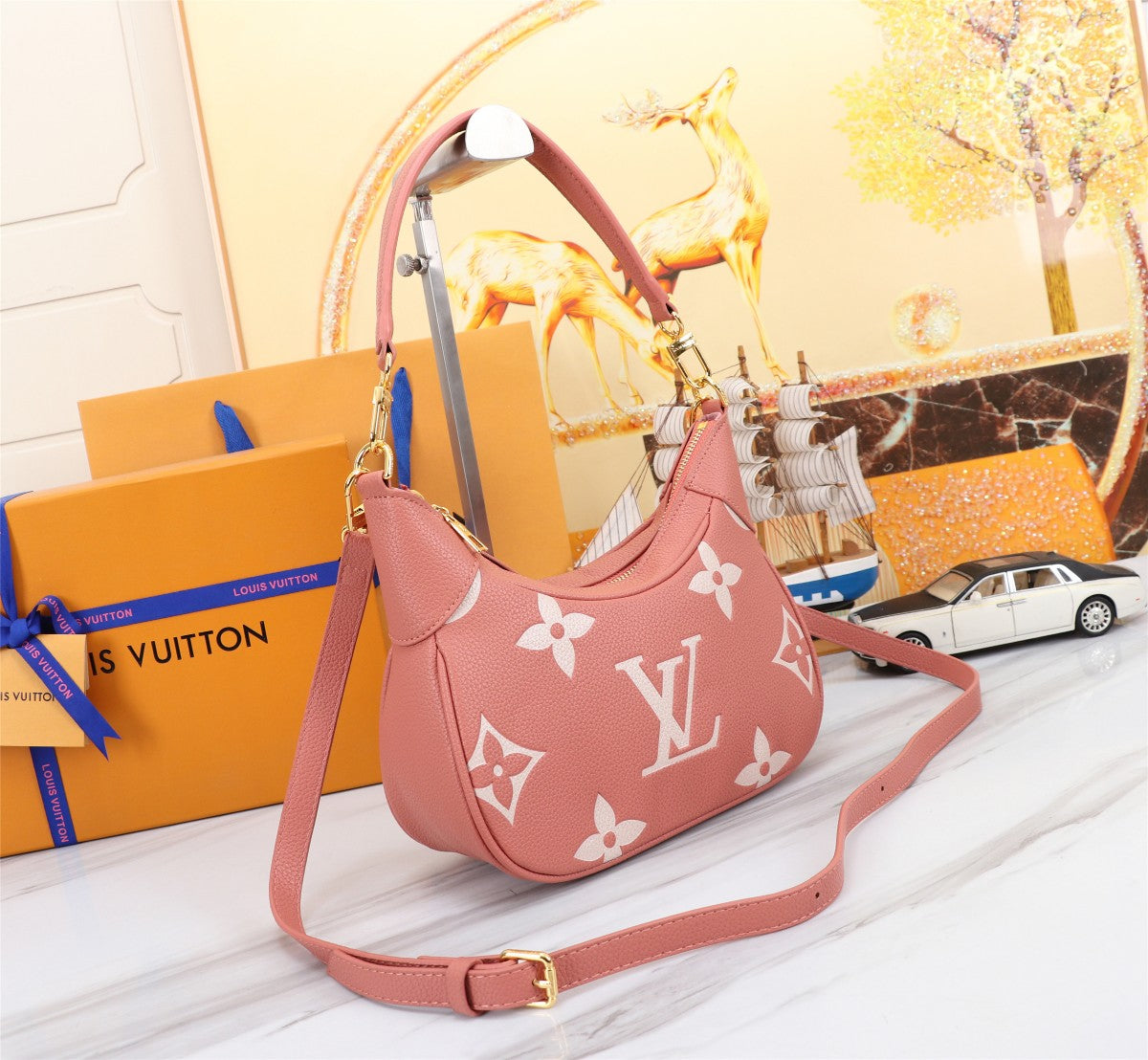 LEM102  New arrive fashion pink color  bag for woman beautiful gift to choose gift size to choose 25cm