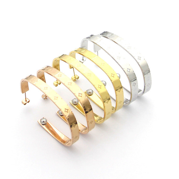 LEM95 Titanium steel Hot sale fashion bracelet&bangle for woman size jewelry for woman gift