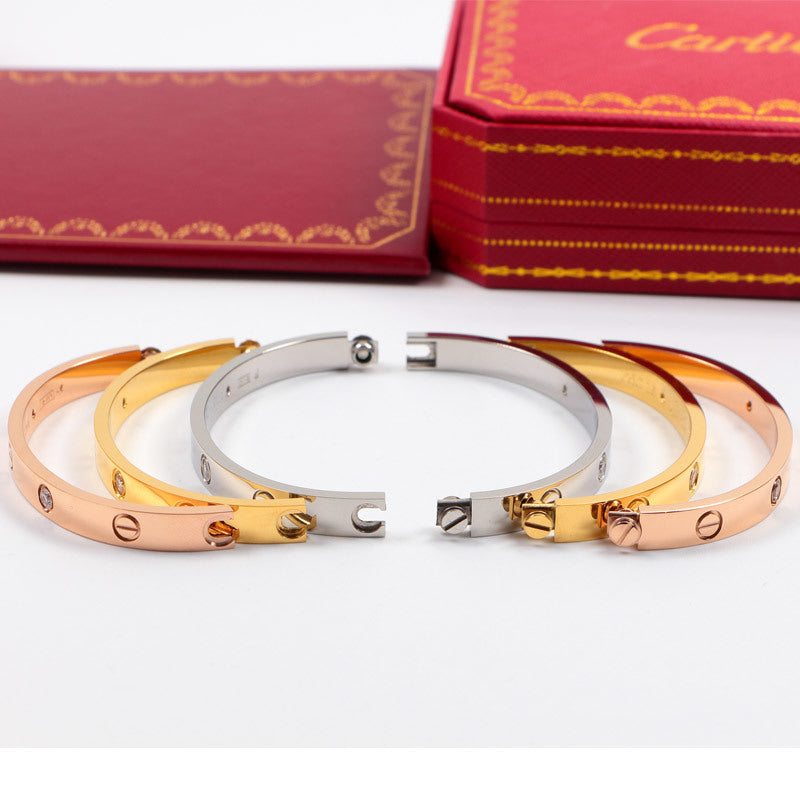 BC03 Hot sale 316L Fashion Stainless Stee bracelet&bangle it come with box set size 16-20cm