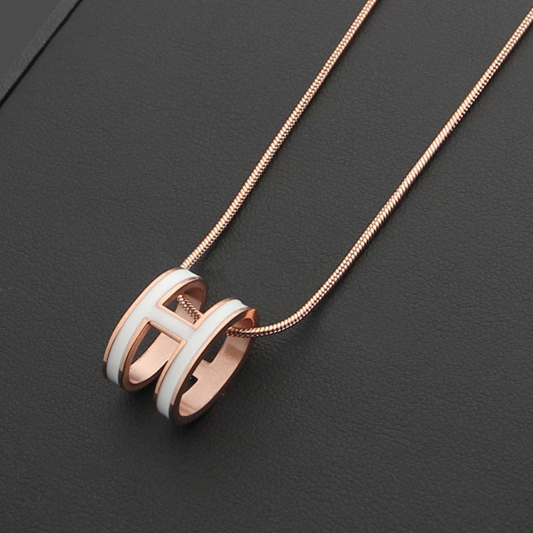 HR51 Hot sale new arrive fashion Necklace for woman jewelry gift to  about 45cm long