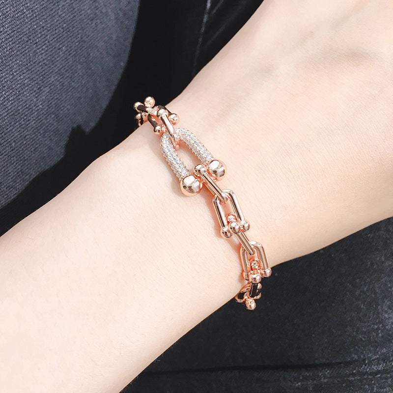 DFEM05  New arrive Fashion Design Full crystal bracelet and Necklace 3color to choose For Women Jewelry