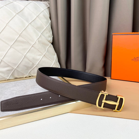 HEM40  wide 3.8cm new arrive fashion gold and silver color belt waistband for Men gift to choose