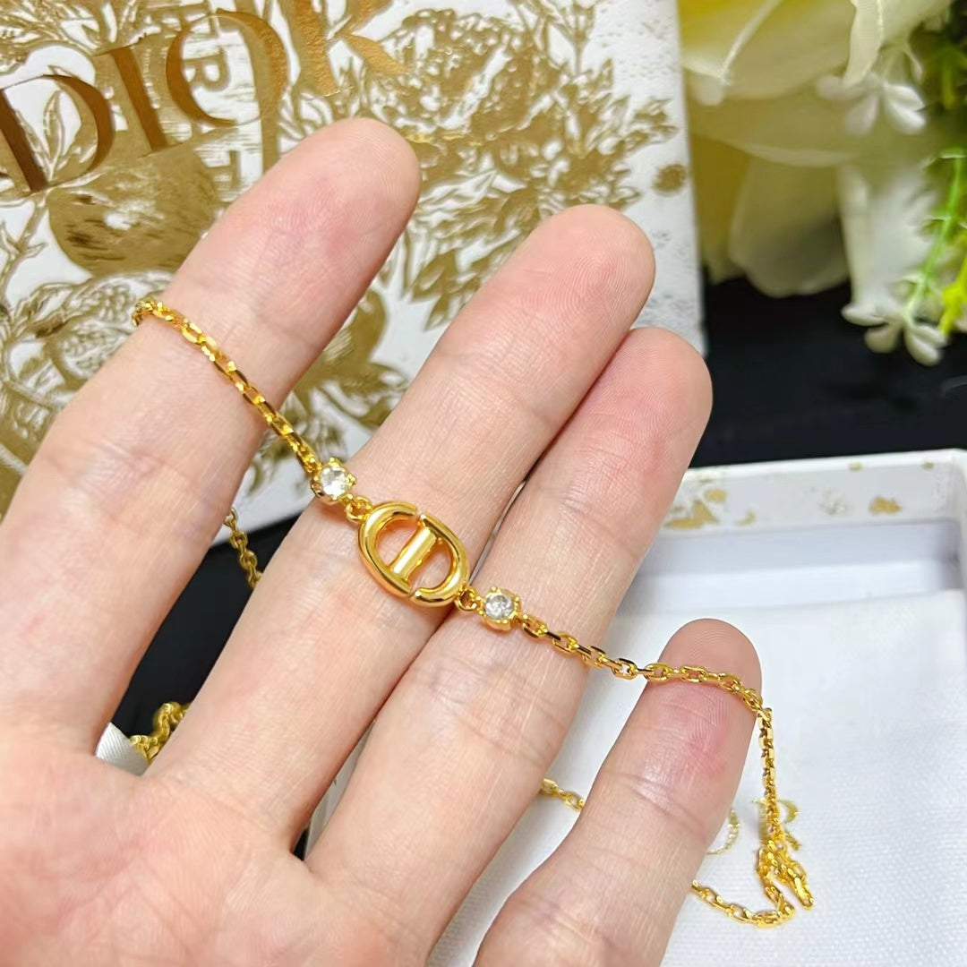 DEM59 New arrive fashion gold color necklace for woman beautiful jewelry to choose gift